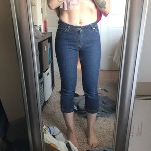 Gap Mom Jeans Crop- Hi Waist